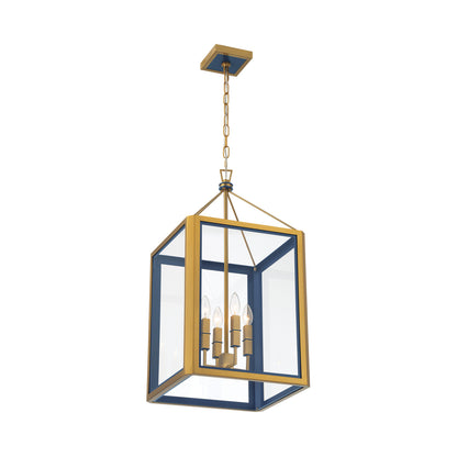 Crystorama Herrick 15" 4-Light Lantern Chandelier - detail