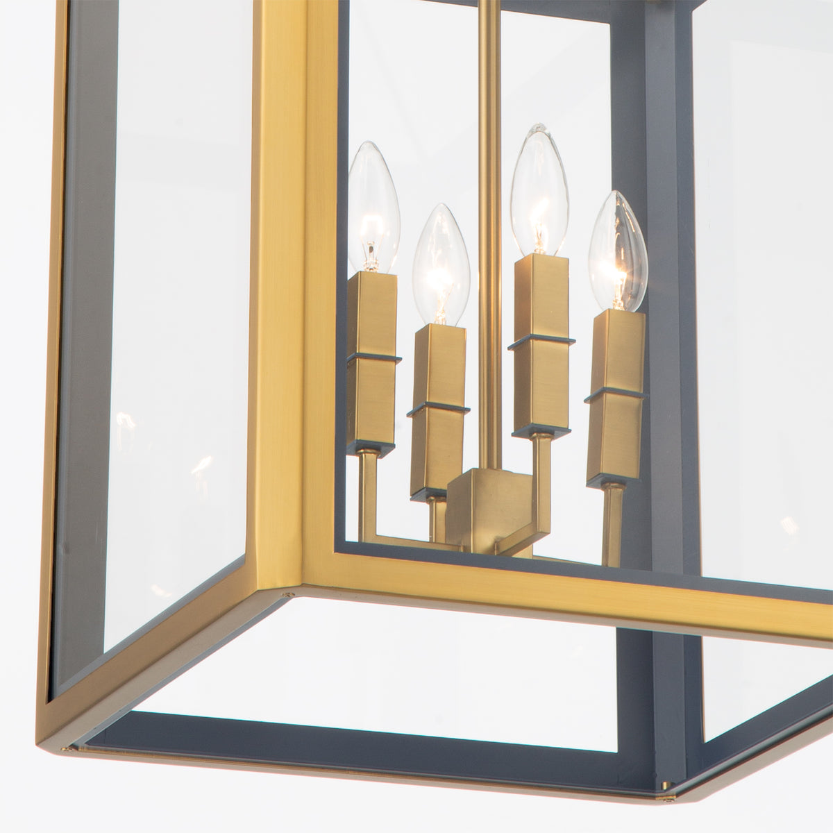 Crystorama Herrick 15" 4-Light Lantern Chandelier - detail