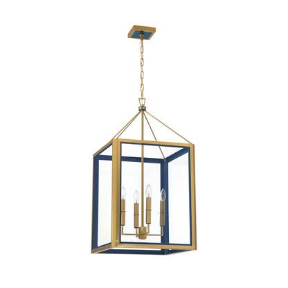 Crystorama Herrick 18" 4-Light Lantern Chandelier - detail