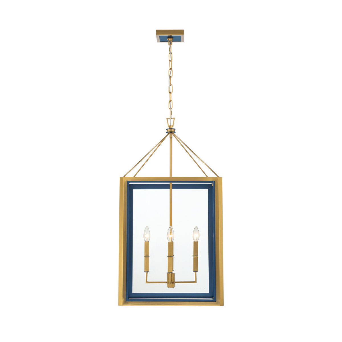 Crystorama Herrick 18" 4-Light Lantern Chandelier - detail
