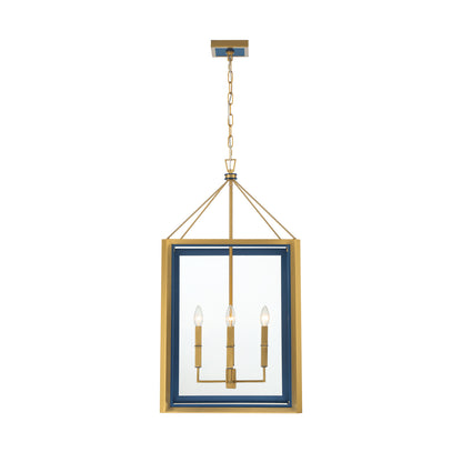 Crystorama Herrick 18" 4-Light Lantern Chandelier - detail