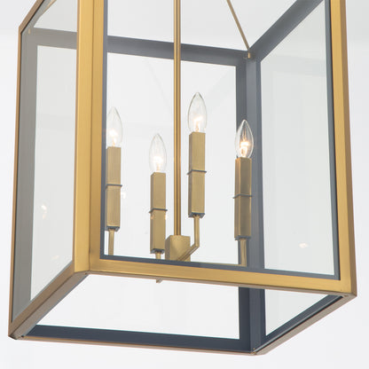 Crystorama Herrick 18" 4-Light Lantern Chandelier - detail