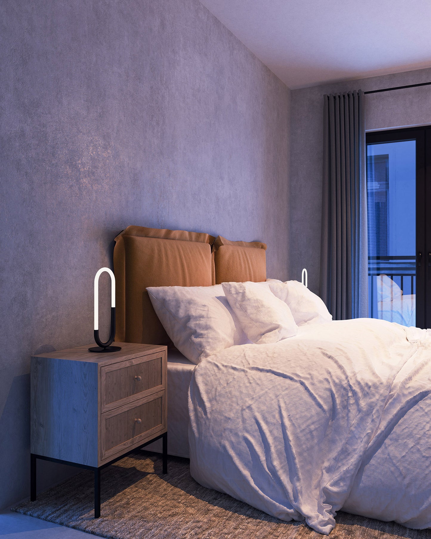 Kuzco Lighting Inc Huron LED Table Lamp Chrome