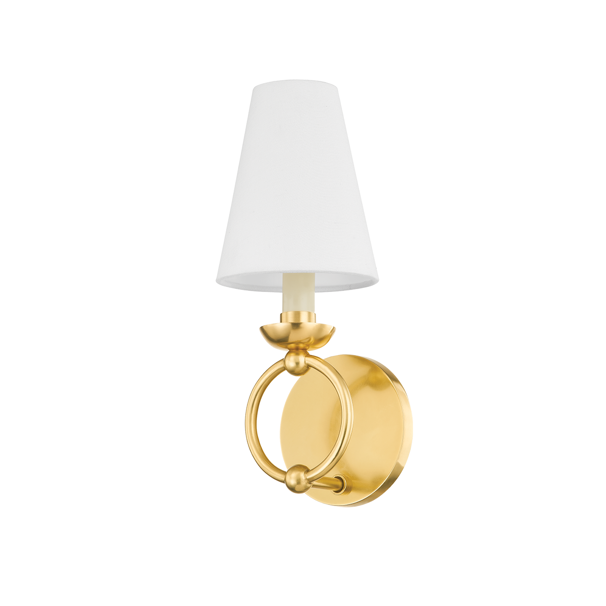 Mitzi by Hudson Valley Lighting Haverford Wall Sconce Aged Brass