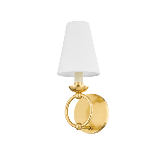 Mitzi by Hudson Valley Lighting Haverford Wall Sconce Aged Brass