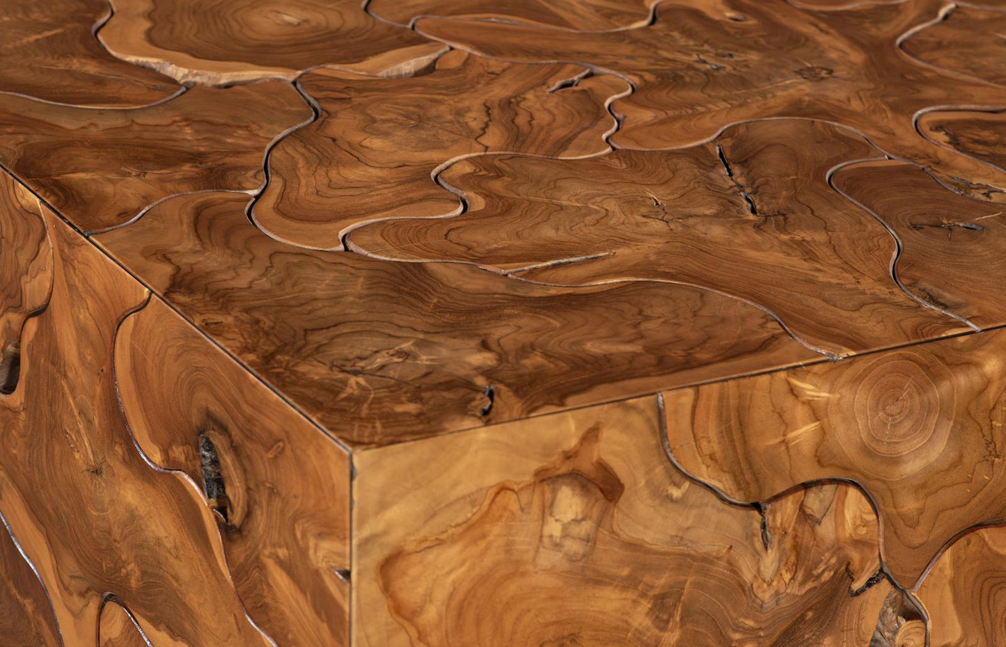 Teak Slice Coffee Table