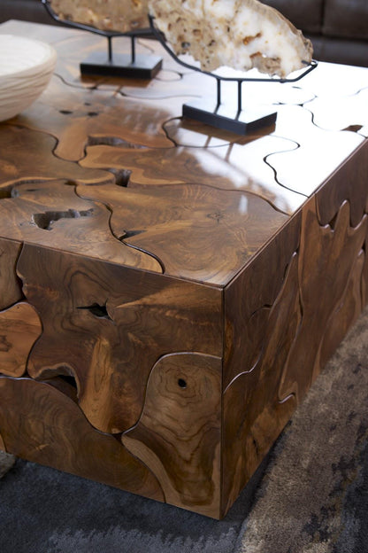 Teak Slice Coffee Table