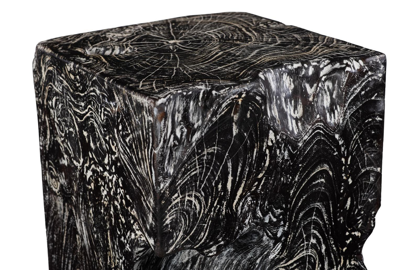 Black Wash Stool