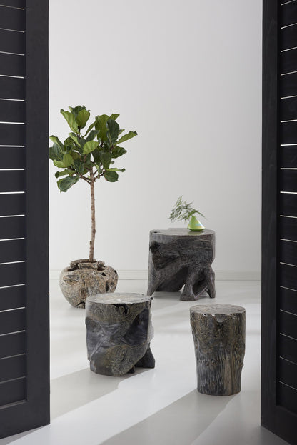 Black Wash Side Table
