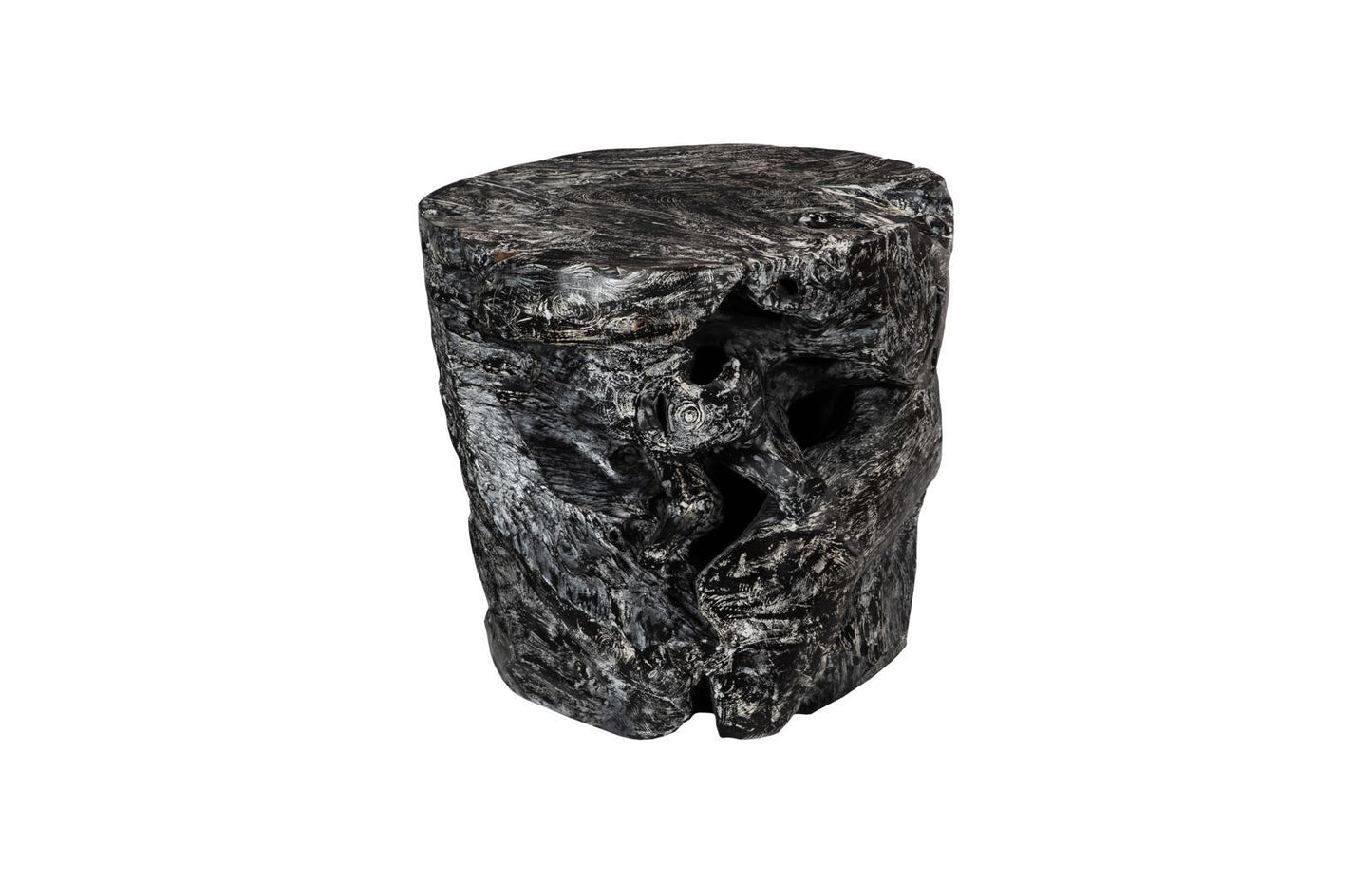 Black Wash Side Table