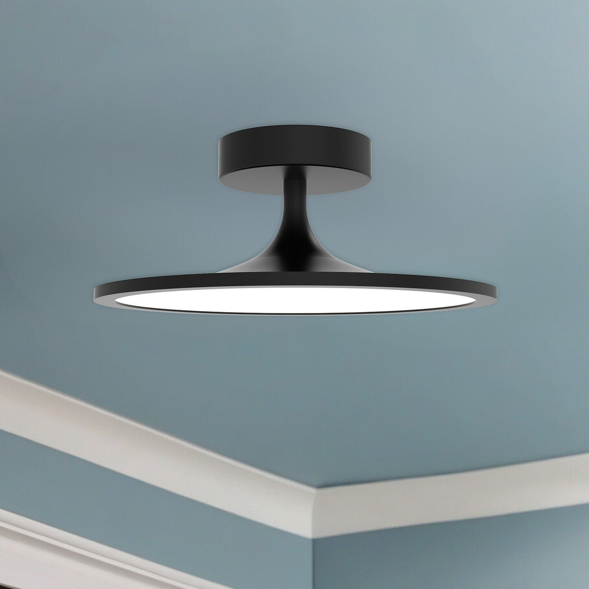 Issa 12 in LED Semi-Flush Mount