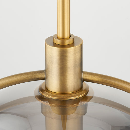 Troy Ivins Pendant Patina Brass Detail 1