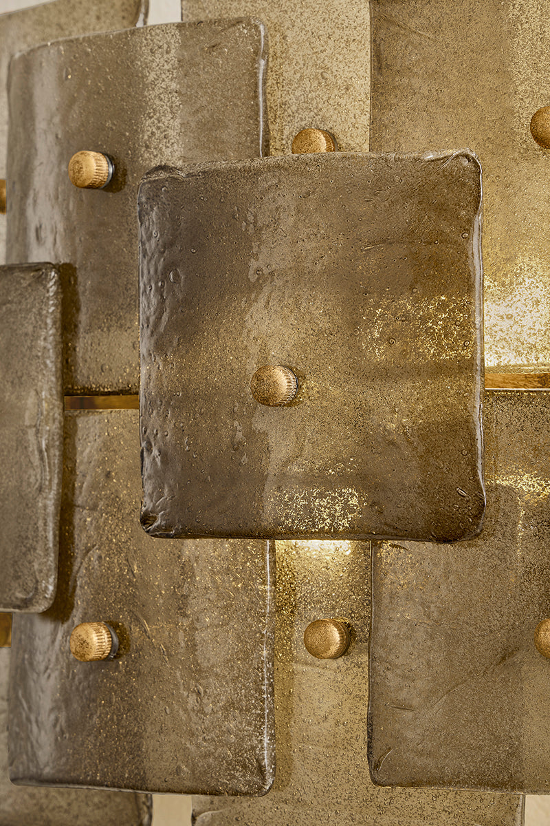 Troy Jacik Wall Sconce Patina Gold Leaf Detail 3