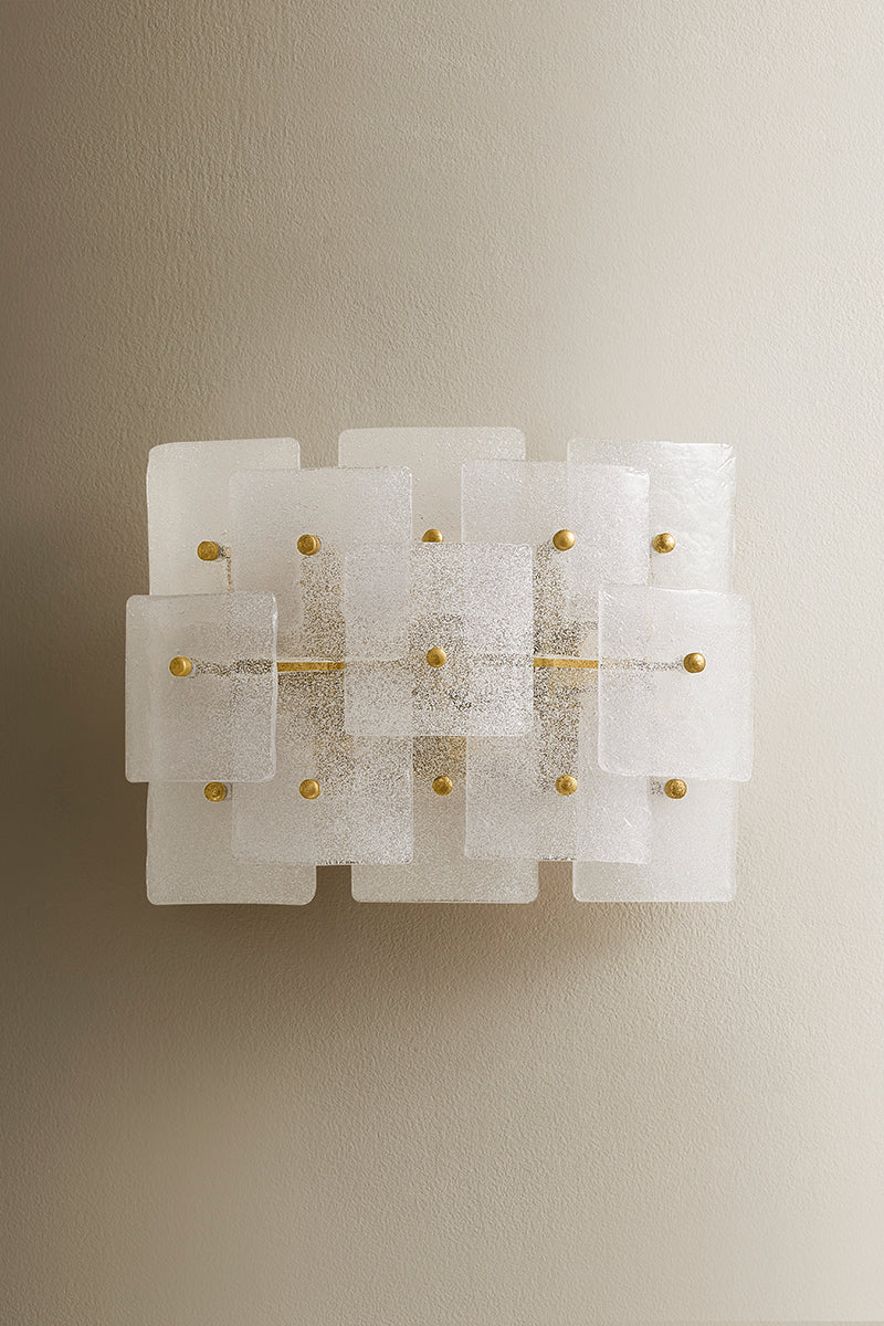 Troy Jacik Wall Sconce Vintage Gold Leaf Detail 1