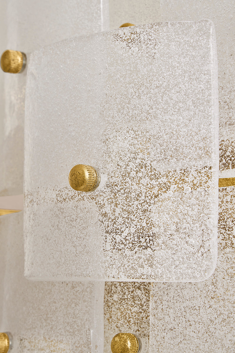 Troy Jacik Wall Sconce Vintage Gold Leaf Detail 2