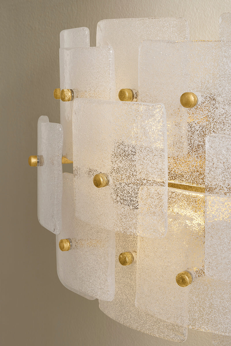 Troy Jacik Wall Sconce Vintage Gold Leaf Detail 3