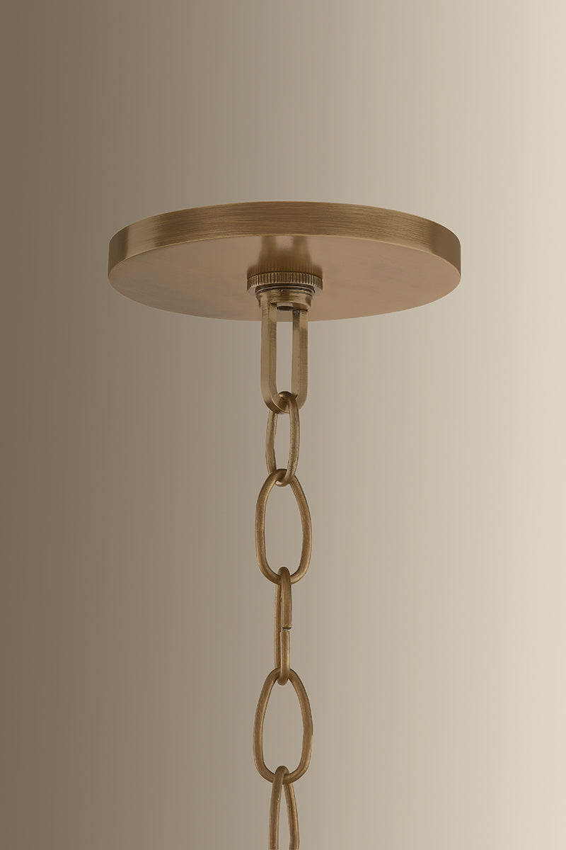 Troy Jack Pendant Patina Brass Detail 1