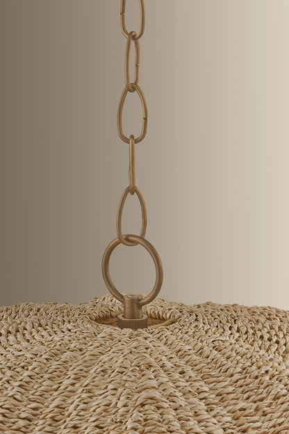 Troy Jack Pendant Patina Brass Detail 2