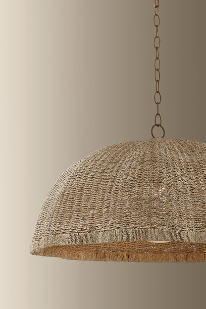 Troy Jack Pendant Patina Brass Detail 3