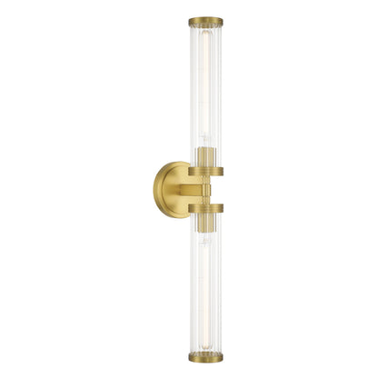 Crystorama Jarvis 29" 2-Light Bathroom Vanity Aged Brass