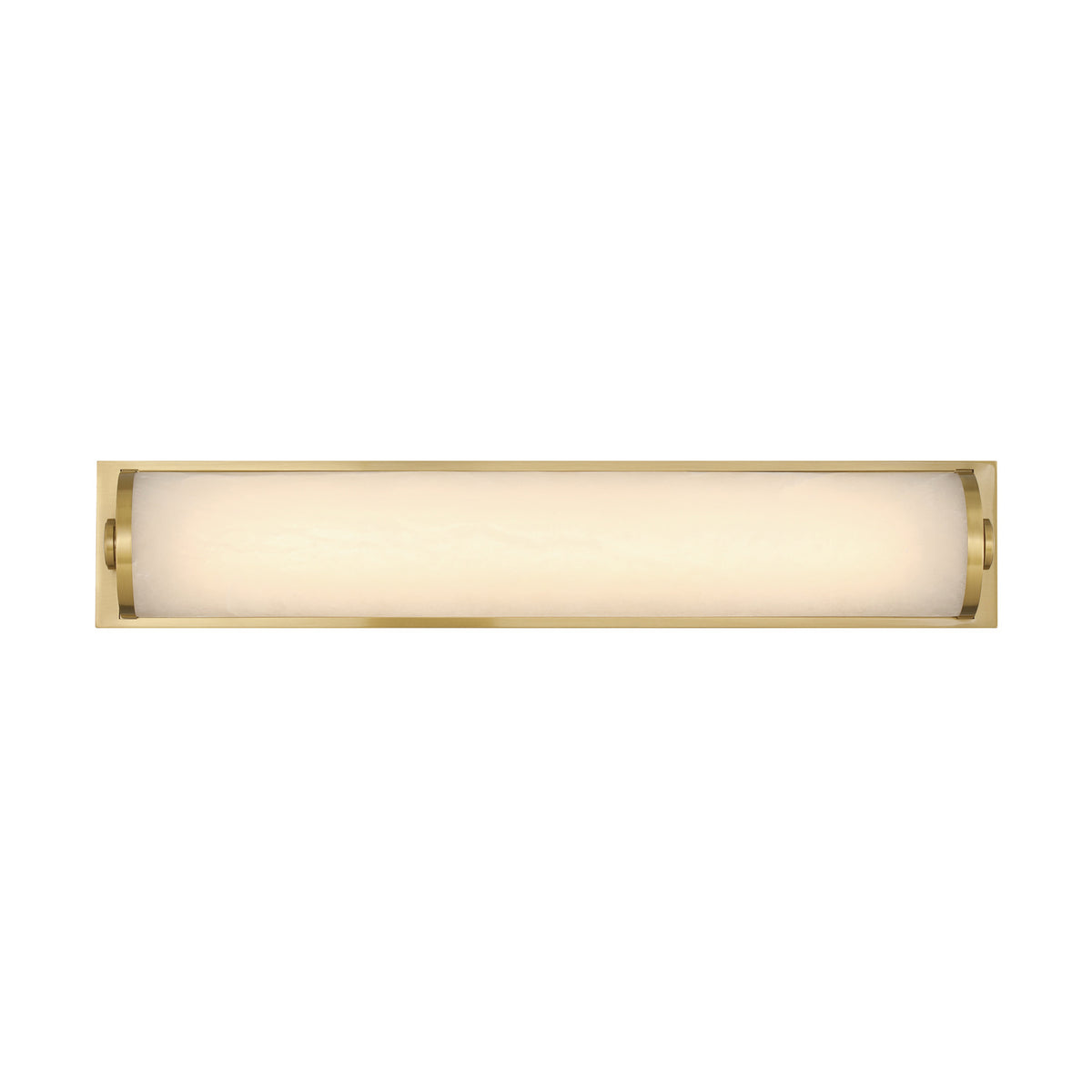 Crystorama Jarvis 24.5" LED Bathroom Vanity Aged Brass - detail