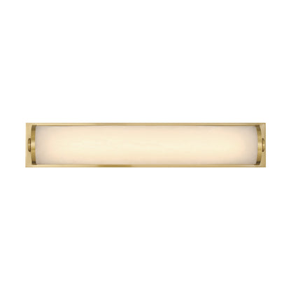 Crystorama Jarvis 24.5" LED Bathroom Vanity Aged Brass - detail