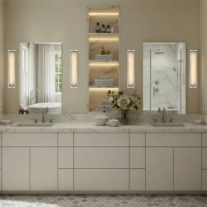 Crystorama Jarvis 24.5" LED Bathroom Vanity Polished Nickel - lifestyle