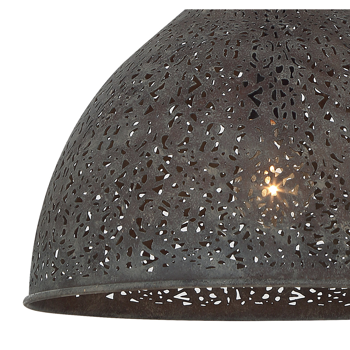 Crystorama Jasmine 1-Light Semi Flush Mount - detail