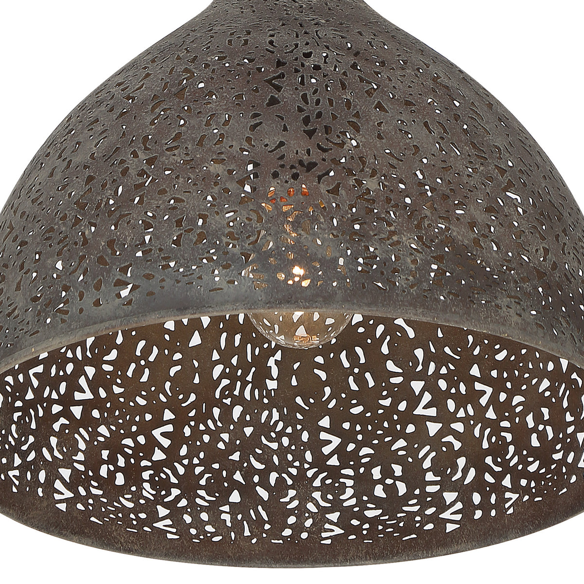 Crystorama Jasmine 1-Light Semi Flush Mount - detail