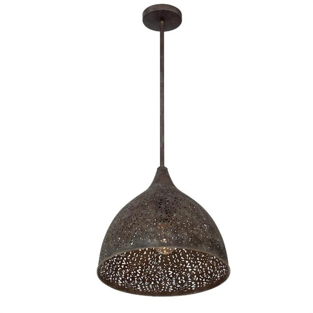 Crystorama Jasmine Pendant Forged Bronze