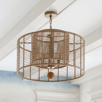 Jayna 4-Light Burnished Silver Chandelier