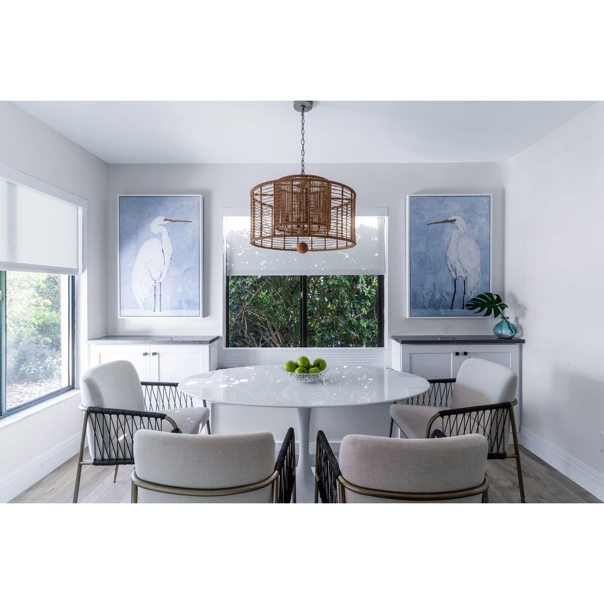 Jayna 8 Light Burnished Silver Chandelier