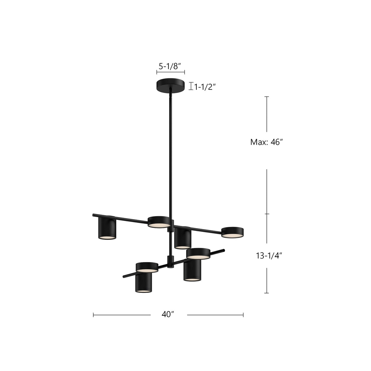 Jayden 40" Chandelier