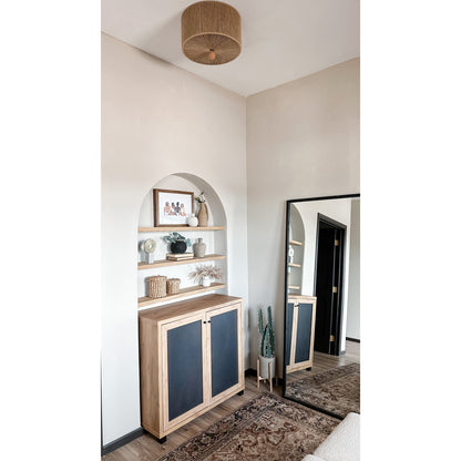 Jessa 3-Light Burnished Silver Ceiling Mount