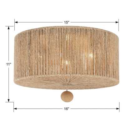 Flush Mounts-Crystorama-JES-B7103