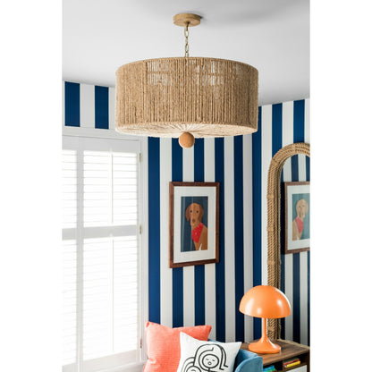 Jessa 5-Light Burnished Silver Pendant