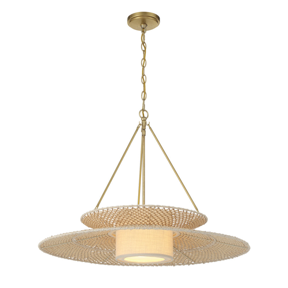 Crystorama Juniper 29.5" 1-Light Chandelier