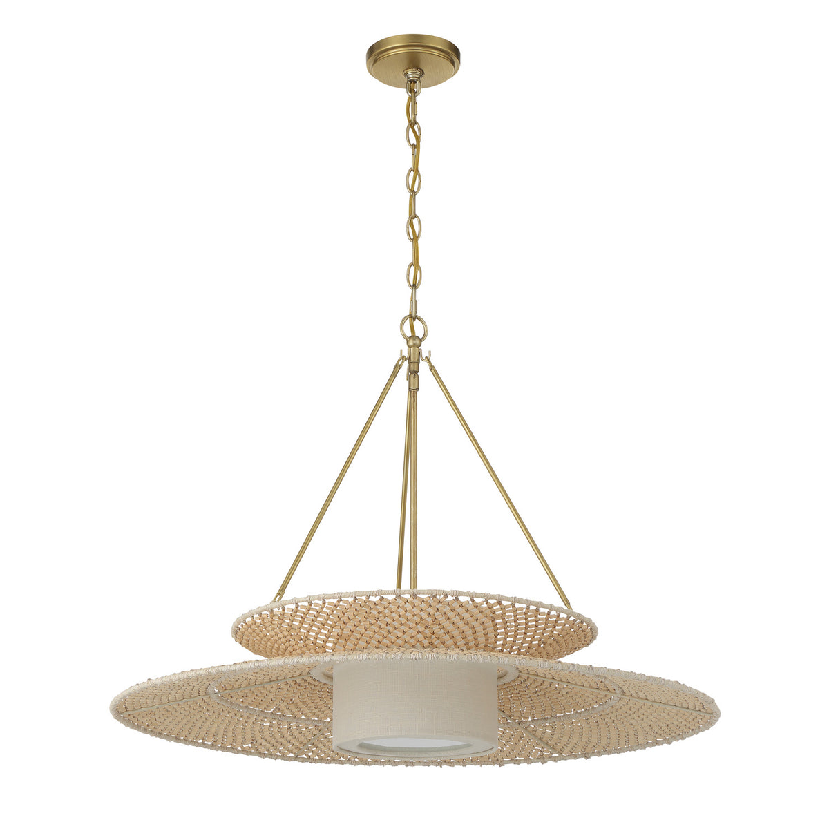 Crystorama Janipher 29.5" 1-Light Chandelier - detail