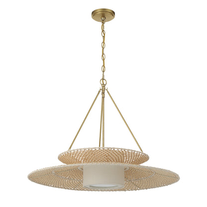 Crystorama Janipher 29.5" 1-Light Chandelier - detail