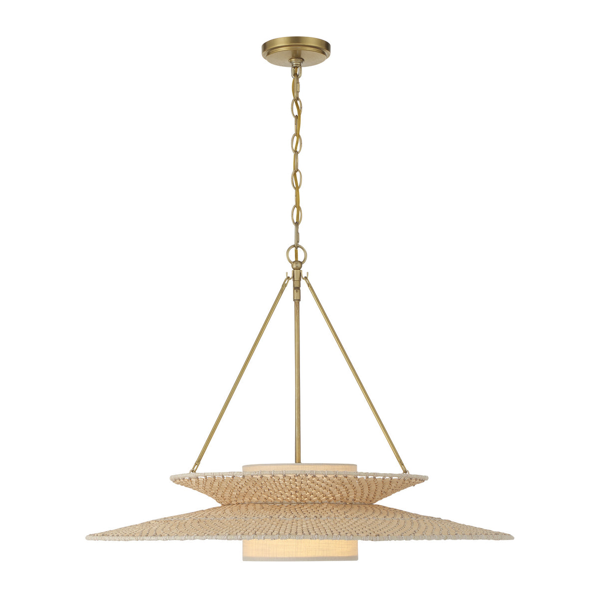 Crystorama Janipher 29.5" 1-Light Chandelier - detail