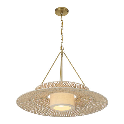 Crystorama Janipher 29.5" 1-Light Chandelier - detail