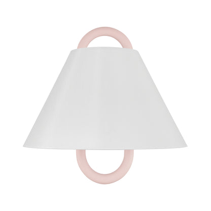 Crystorama Jojo 1-Light Wall Sconce Blush - detail