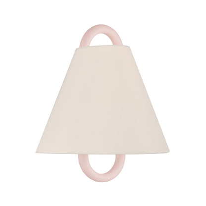 Crystorama Jojo 1-Light Wall Sconce Blush - detail