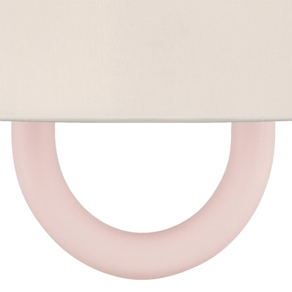 Crystorama Jojo 1-Light Wall Sconce Blush - detail