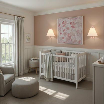 Crystorama Jojo 1-Light Wall Sconce Blush - lifestyle