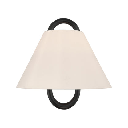 Crystorama Jojo 1-Light Wall Sconce Matte Black