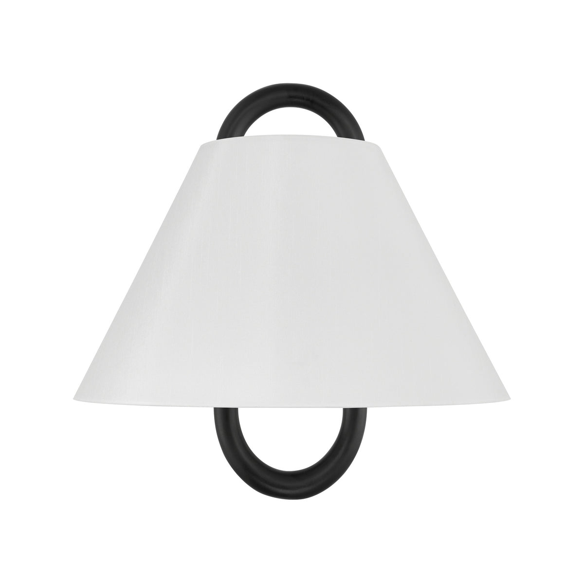 Crystorama Jojo 1-Light Wall Sconce Matte Black - detail