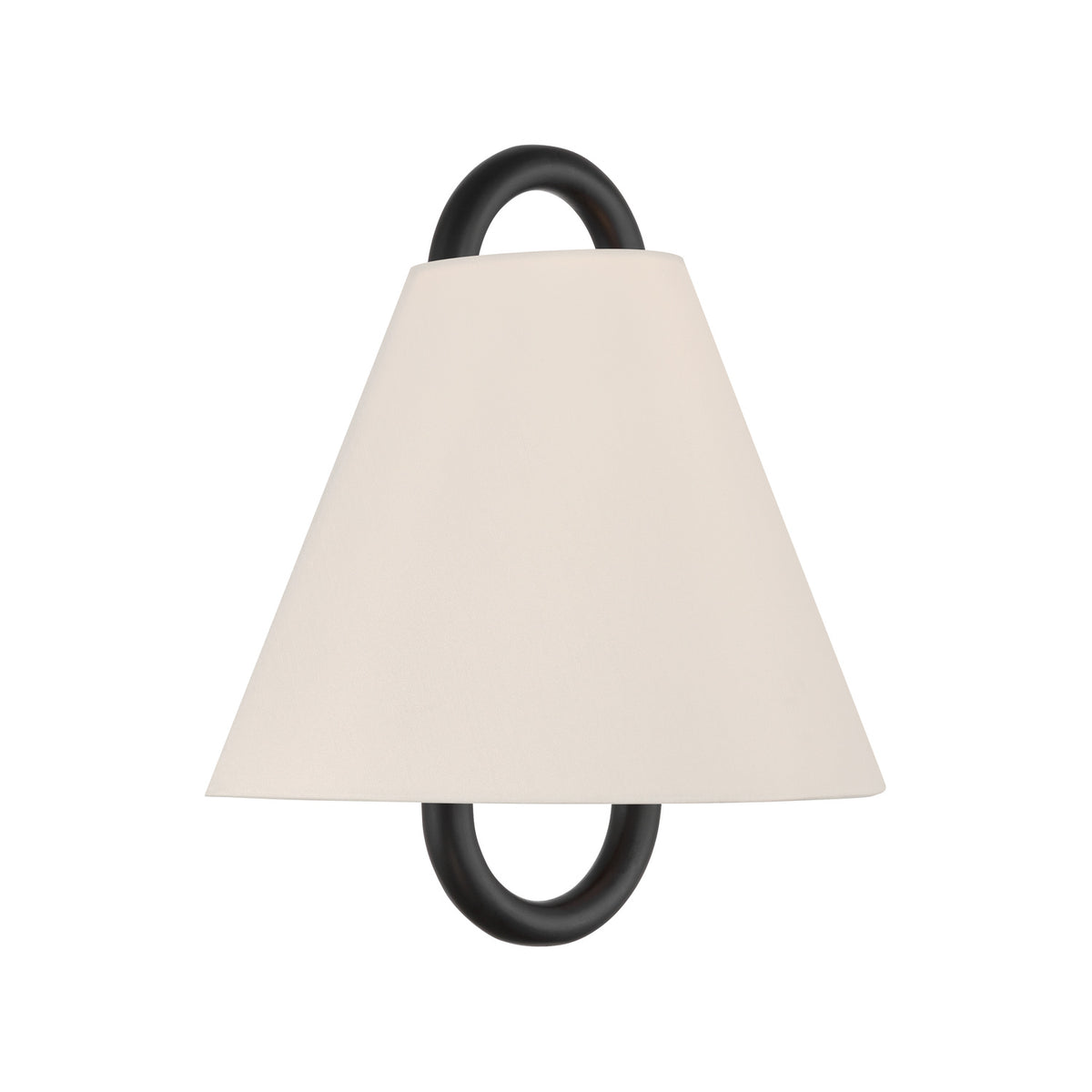 Crystorama Jojo 1-Light Wall Sconce Matte Black - detail