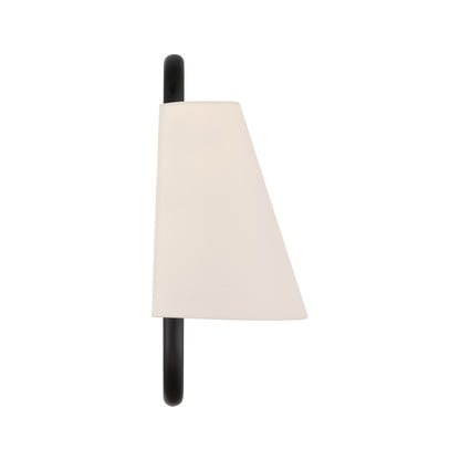 Crystorama Jojo 1-Light Wall Sconce Matte Black - detail