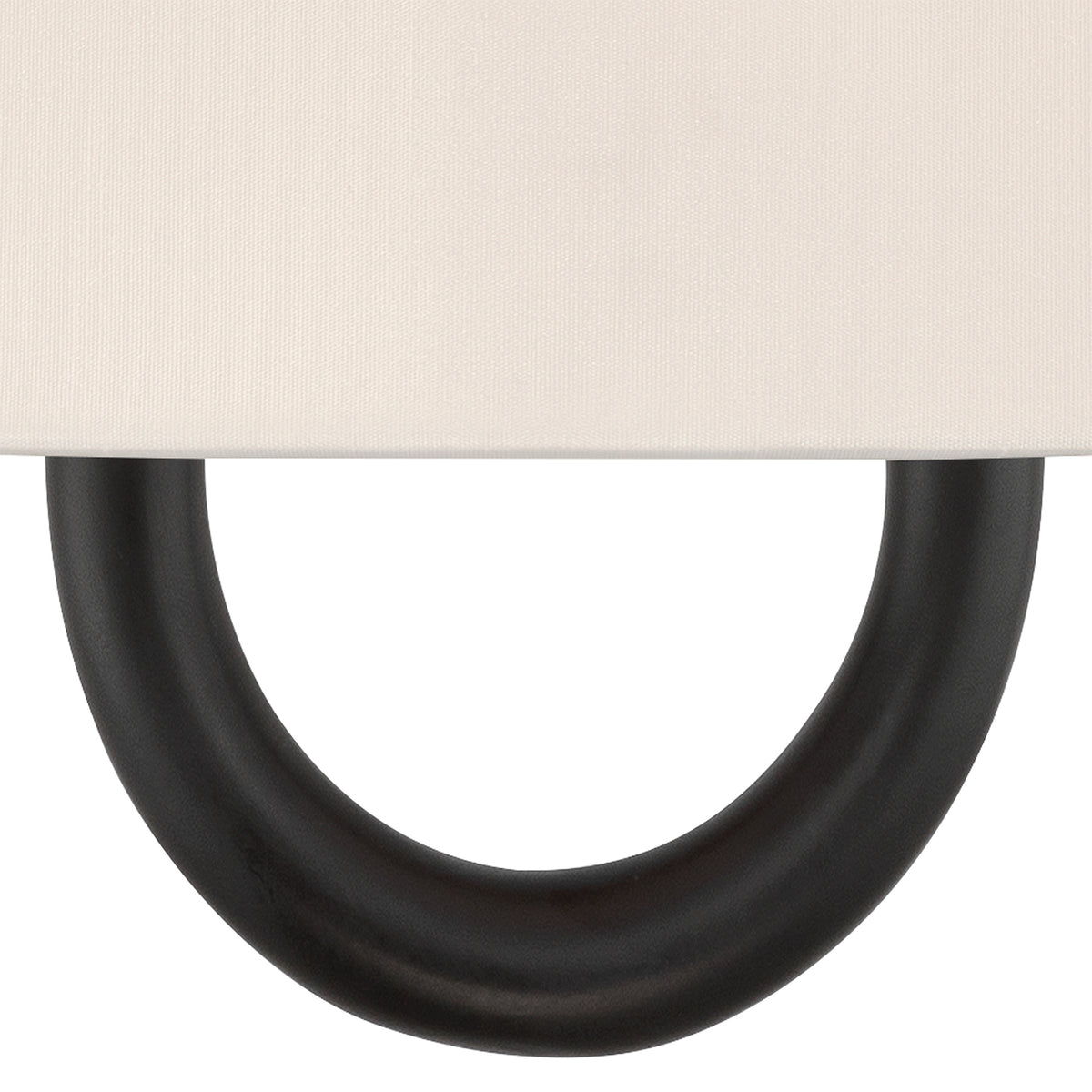 Crystorama Jojo 1-Light Wall Sconce Matte Black - detail